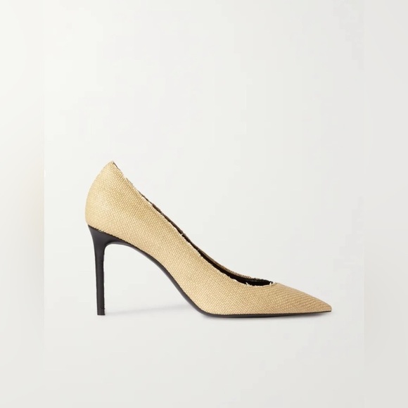 SAINT LAURENT
Anja raffia pumps - Picture 5 of 10